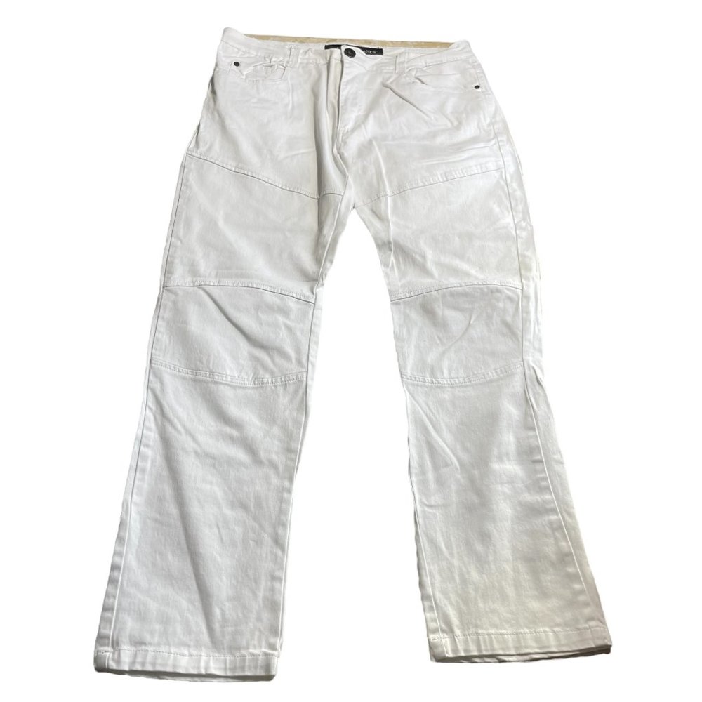 Truth Substance Common Sense White Jeans 36x30 Pants Cotton Spandex Stretch